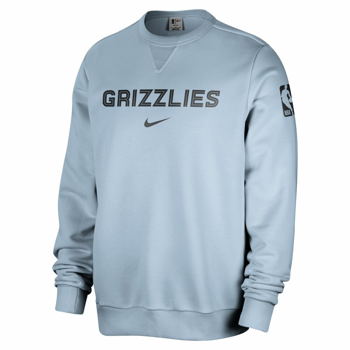 Memphis Grizzlies Courtside Standard Issue Performance Pullover Sweatshirt Light Blue