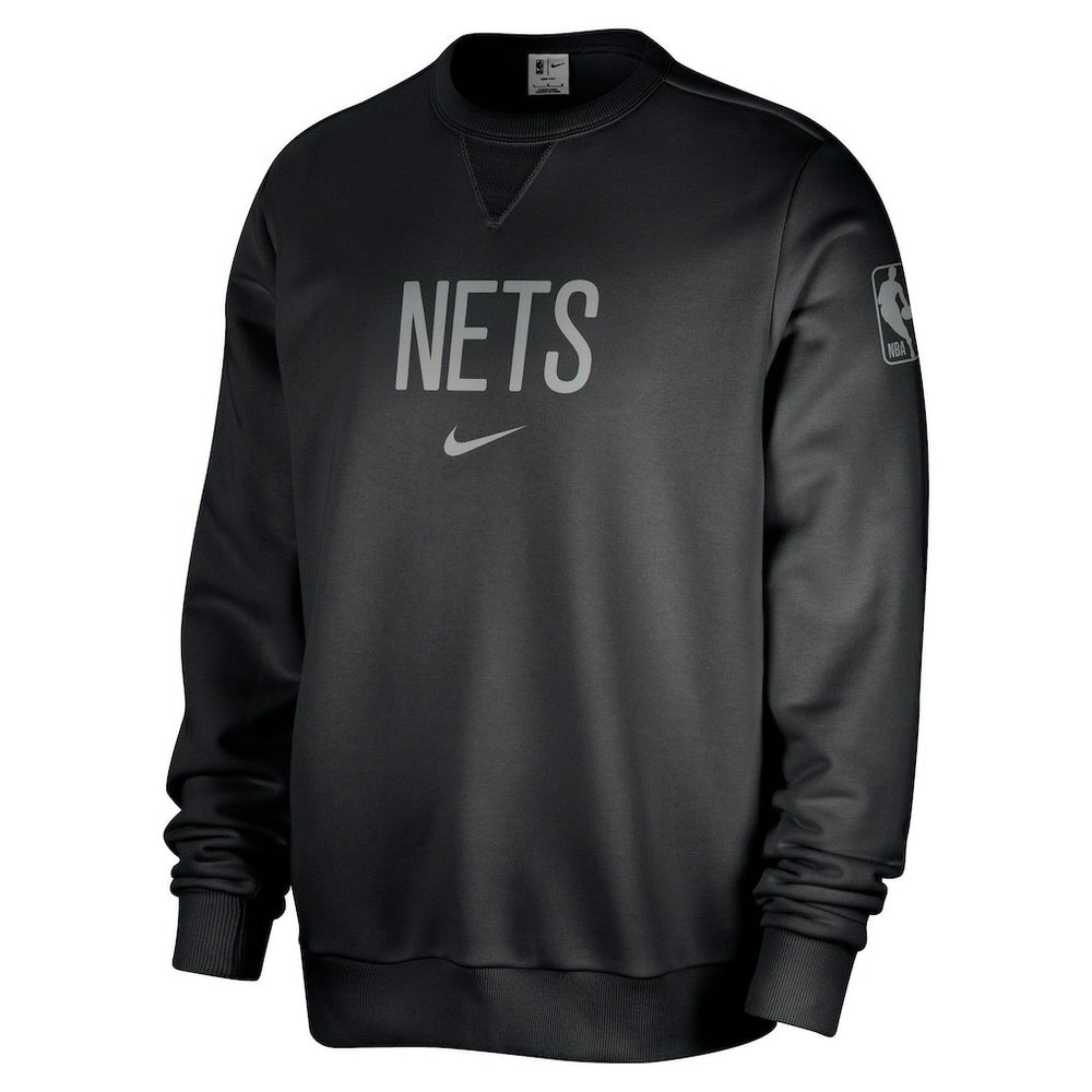 Brooklyn Nets Courtside Standard Issue Performance Pullover Sweatshirt Black