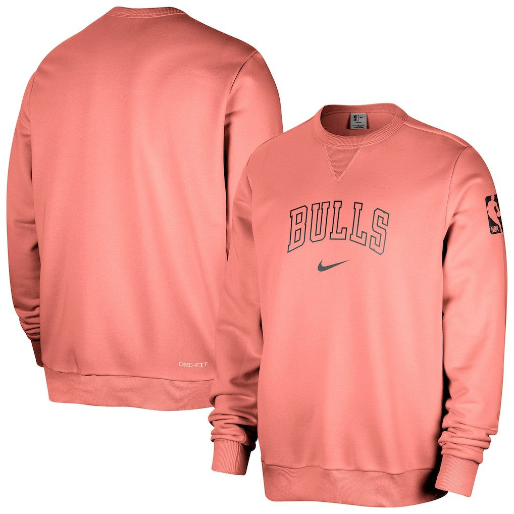 Chicago Bulls Courtside Standard Issue Performance Pullover Sweatshirt Red