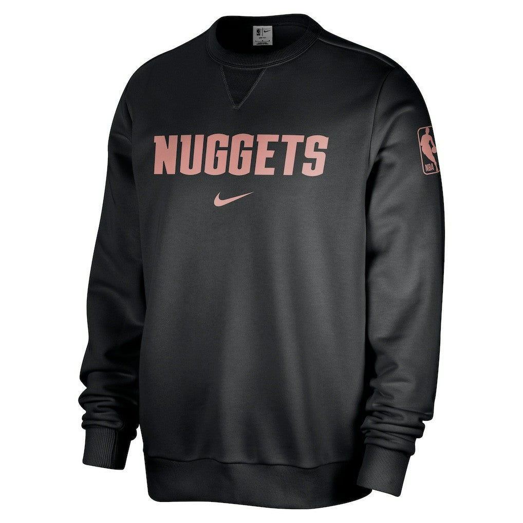 Denver Nuggets Courtside Standard Issue Performance Pullover Sweatshirt Black