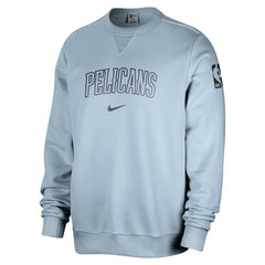 New Orleans Pelicans Courtside Standard Issue Performance Pullover Sweatshirt Light Blue