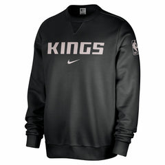 Sacramento Kings Courtside Standard Issue Performance Pullover Sweatshirt Black