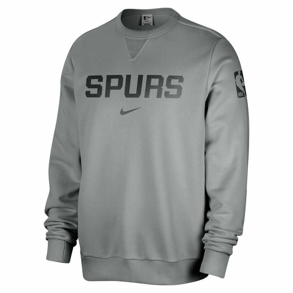 San Antonio Spurs Courtside Standard Issue Performance Pullover Sweatshirt Gray