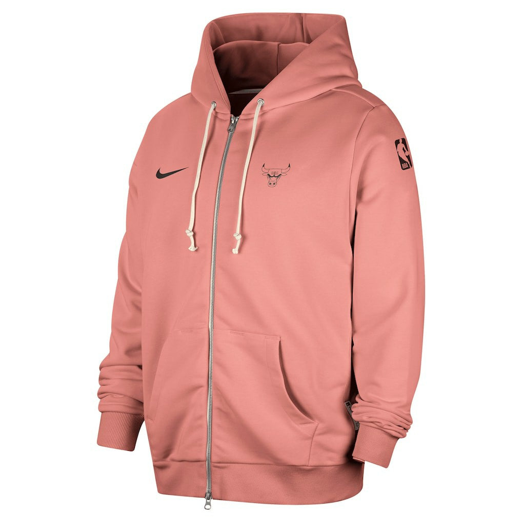 Chicago Bulls Authentic Standard Issue Full-Zip Hoodie Jacket Red