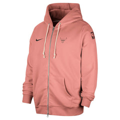 Chicago Bulls Authentic Standard Issue Full-Zip Hoodie Jacket Red