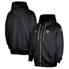 Boston Celtics Authentic Standard Issue Full-Zip Hoodie Jacket Black