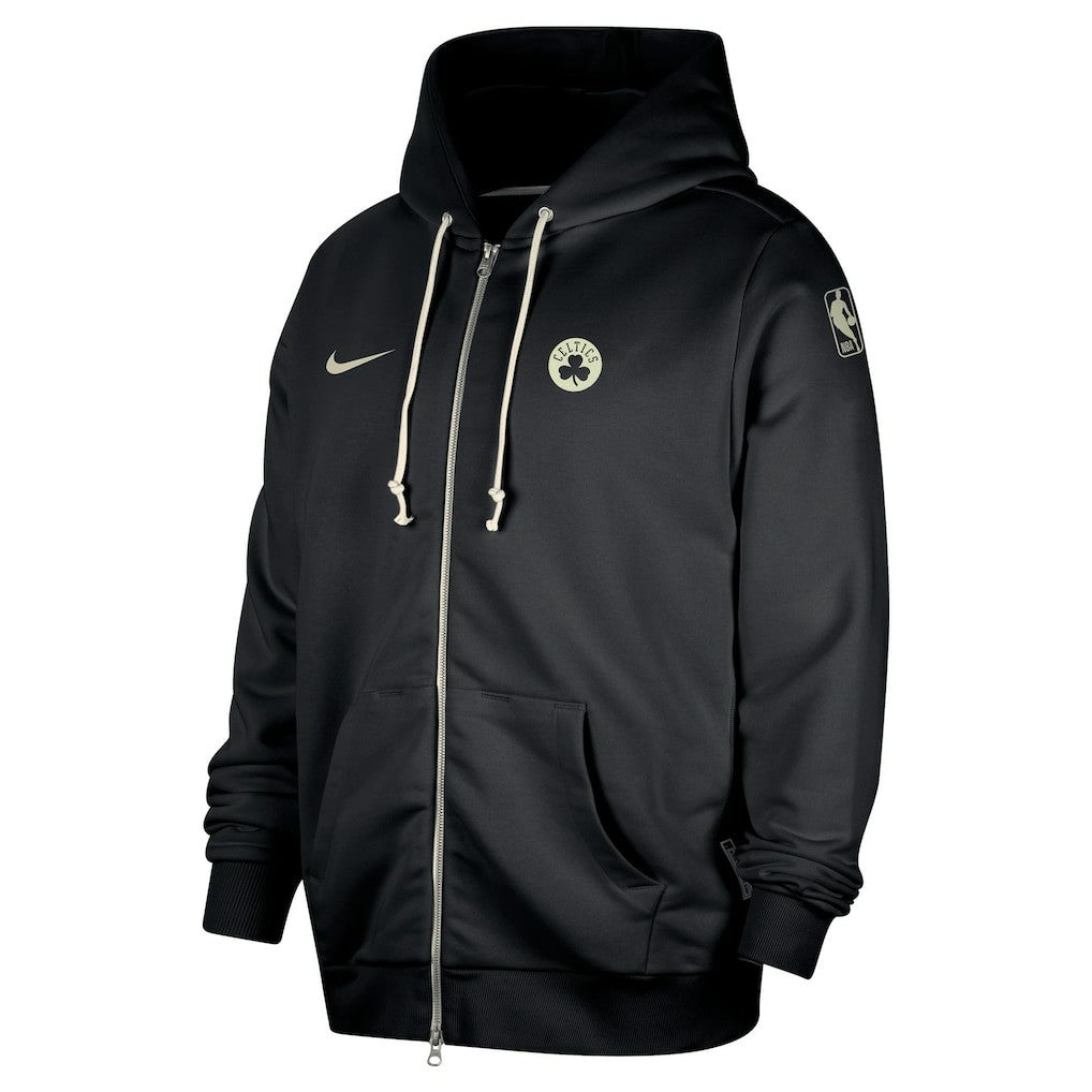 Boston Celtics Authentic Standard Issue Full-Zip Hoodie Jacket Black