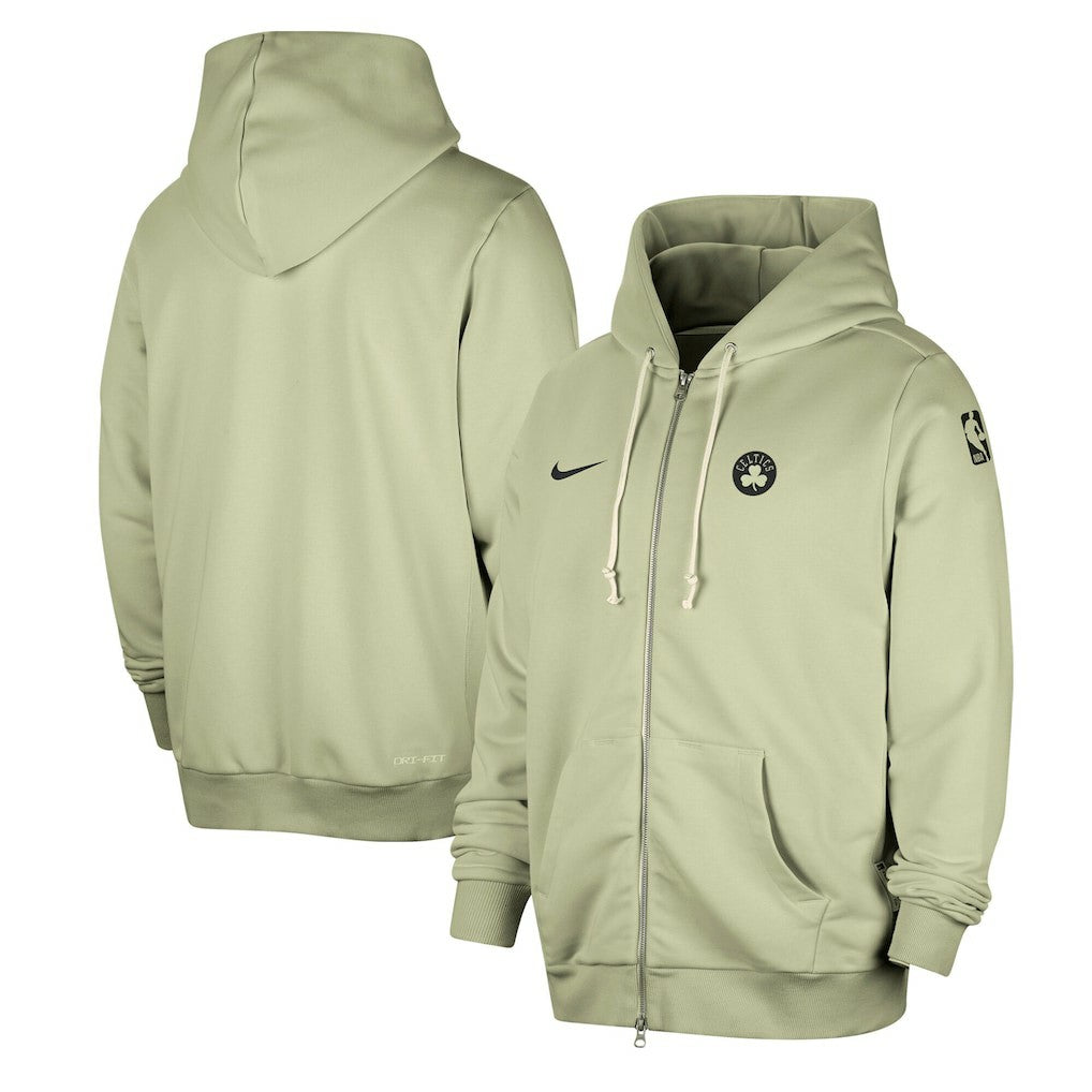 Boston Celtics Authentic Standard Issue Full-Zip Hoodie Jacket Green