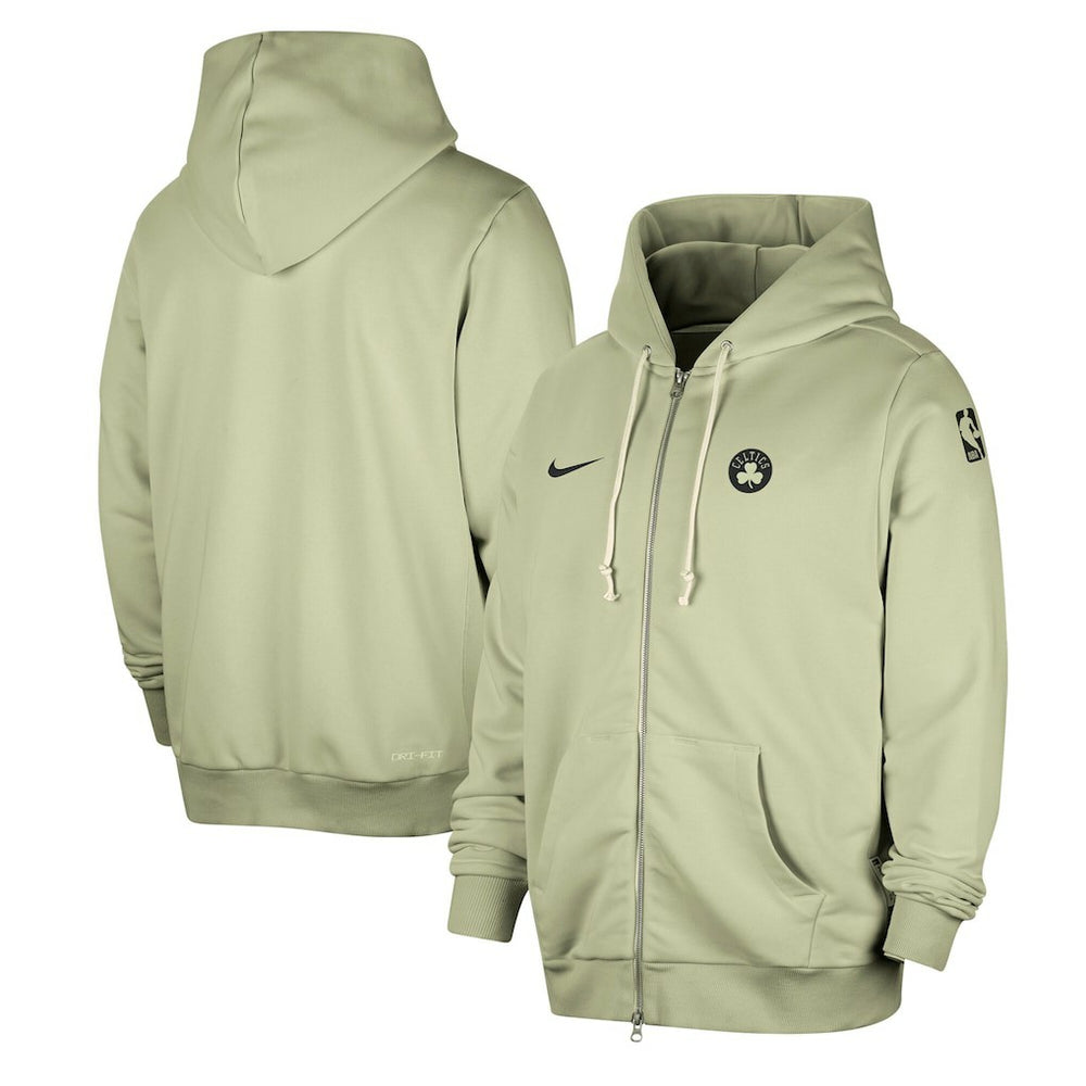 Boston Celtics Authentic Standard Issue Full-Zip Hoodie Jacket Green