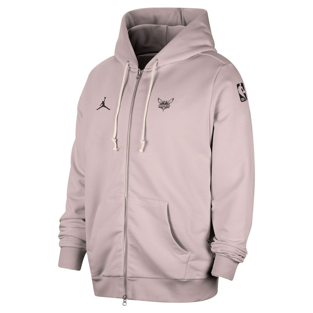Charlotte Hornets Jordan Brand Authentic Standard Issue Full-Zip Hoodie Jacket Light Purple