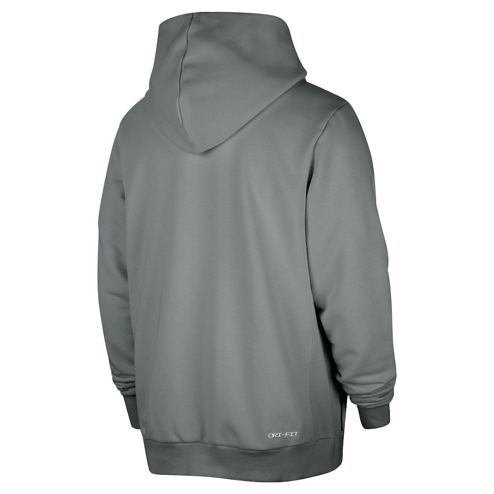 Brooklyn Nets Authentic Standard Issue Full-Zip Hoodie Jacket Gray