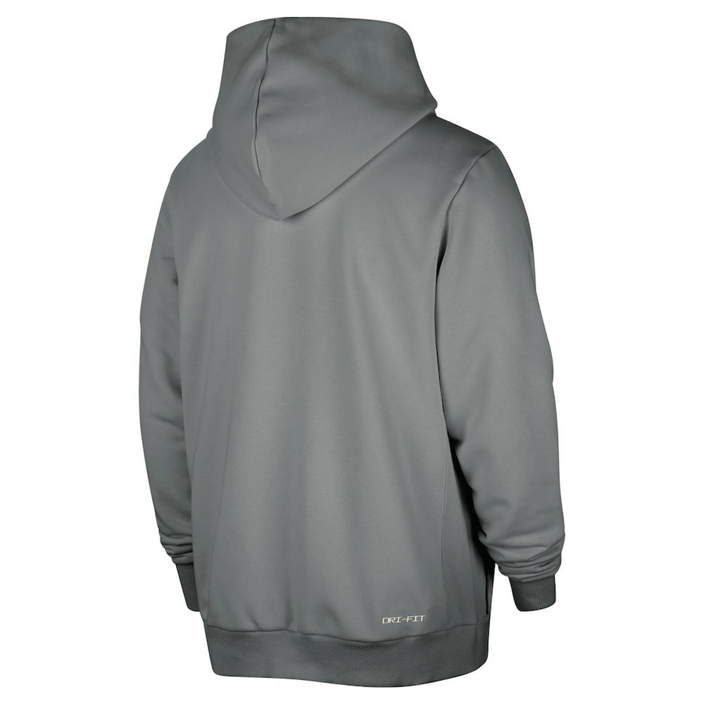 Brooklyn Nets Authentic Standard Issue Full-Zip Hoodie Jacket Gray