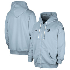 Memphis Grizzlies Authentic Standard Issue Full-Zip Hoodie Jacket Light Blue