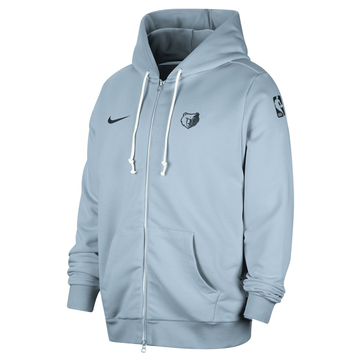 Memphis Grizzlies Authentic Standard Issue Full-Zip Hoodie Jacket Light Blue