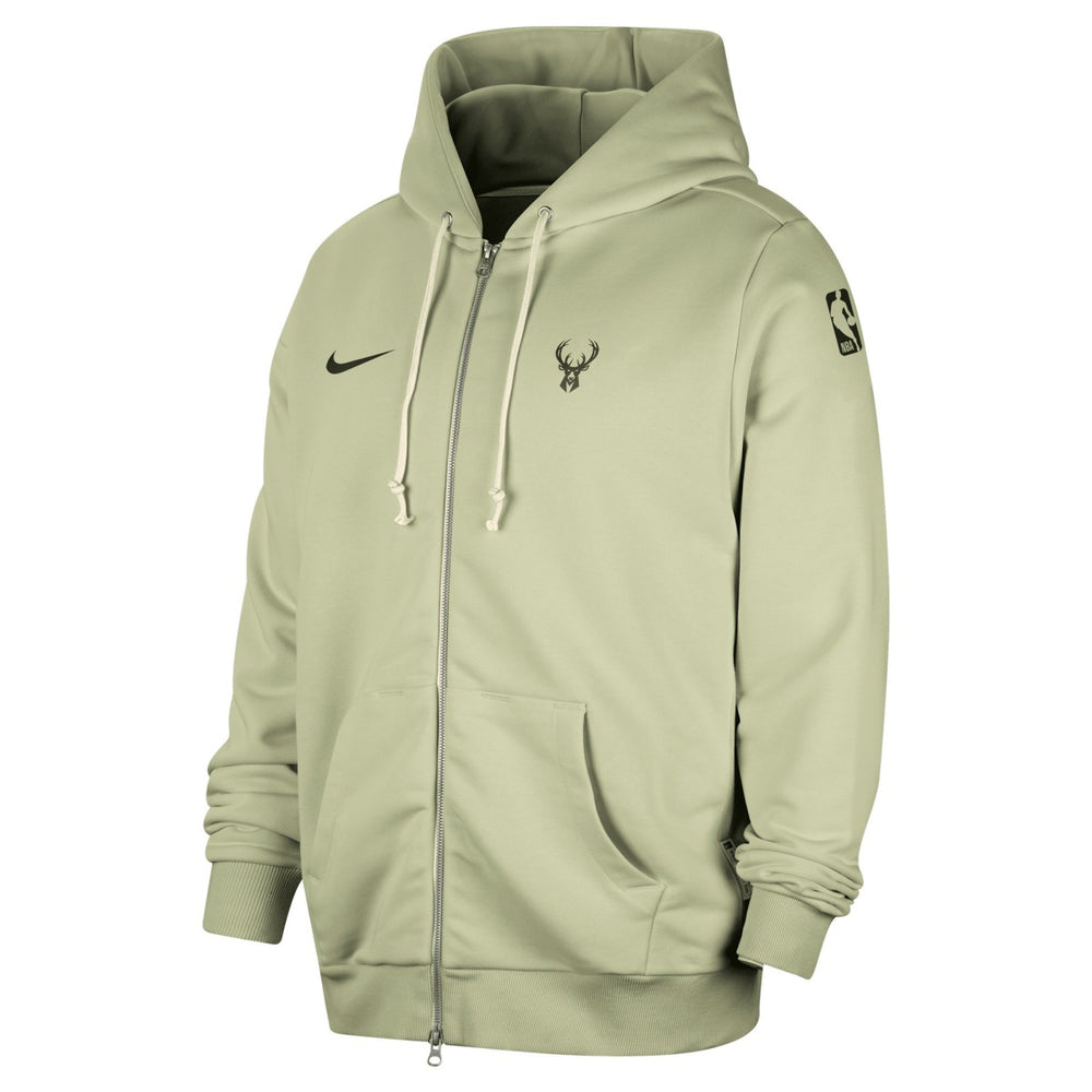 Milwaukee Bucks Authentic Standard Issue Full-Zip Hoodie Jacket Green