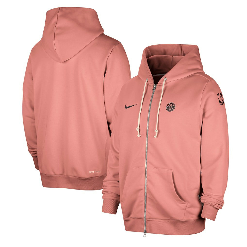Denver Nuggets Authentic Standard Issue Full-Zip Hoodie Jacket Red