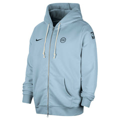 Detroit Pistons Authentic Standard Issue Full-Zip Hoodie Jacket Light Blue