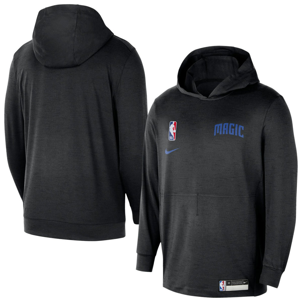 Orlando Magic 2024/25 On-Court Authentic Practice Yoga Restore Lightweight Pullover Hoodie Black