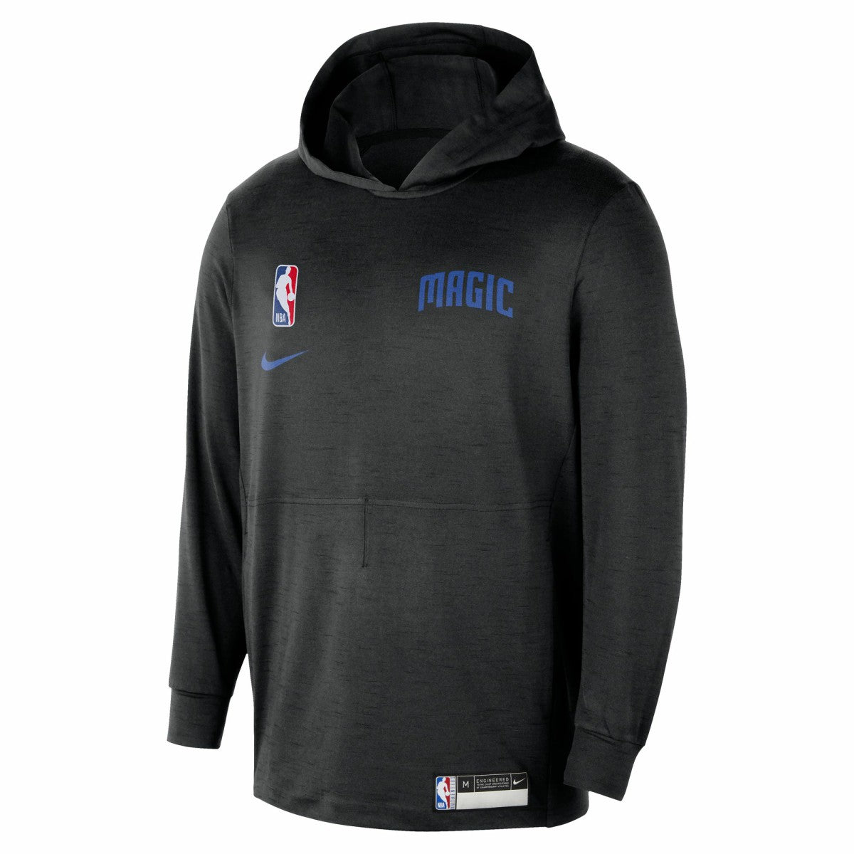 Orlando Magic 2024/25 On-Court Authentic Practice Yoga Restore Lightweight Pullover Hoodie Black