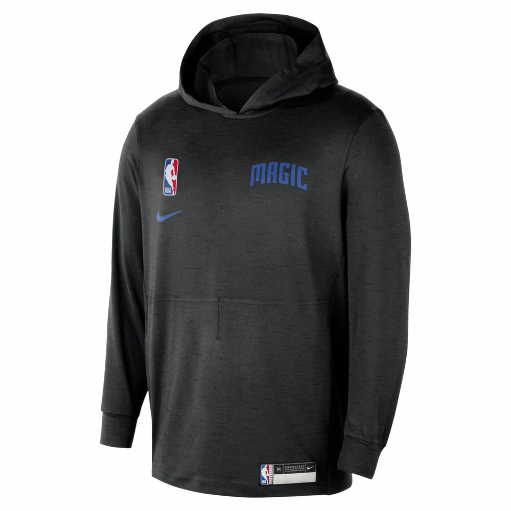 Orlando Magic 2024/25 On-Court Authentic Practice Yoga Restore Lightweight Pullover Hoodie Black
