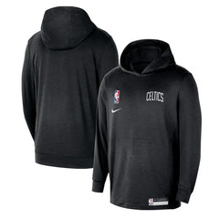 Boston Celtics 2024/25 On-Court Authentic Practice Yoga Restore Lightweight Pullover Hoodie Black
