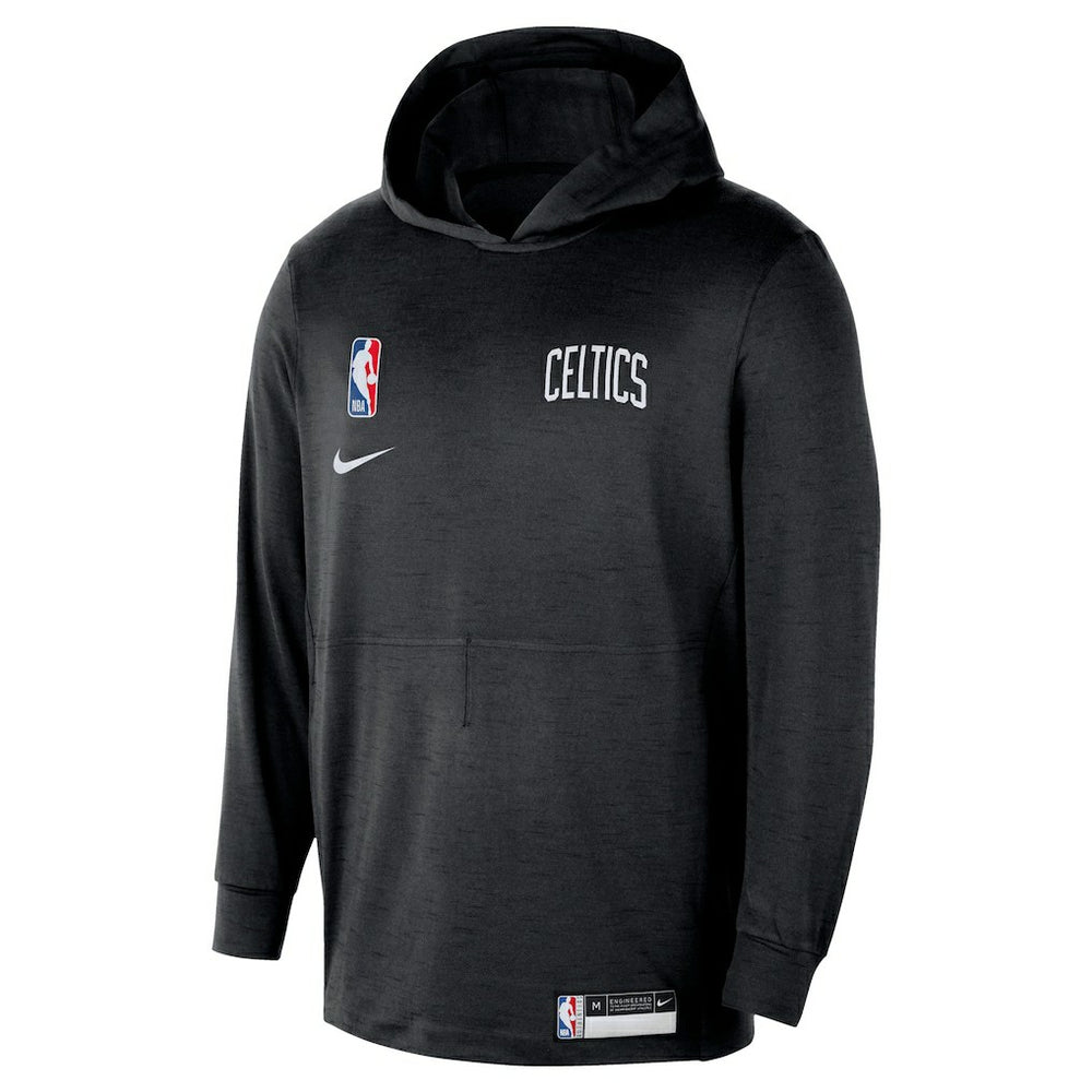 Boston Celtics 2024/25 On-Court Authentic Practice Yoga Restore Lightweight Pullover Hoodie Black