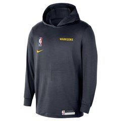 Golden State Warriors 2024/25 On-Court Authentic Practice Yoga Restore Lightweight Pullover Hoodie Navy