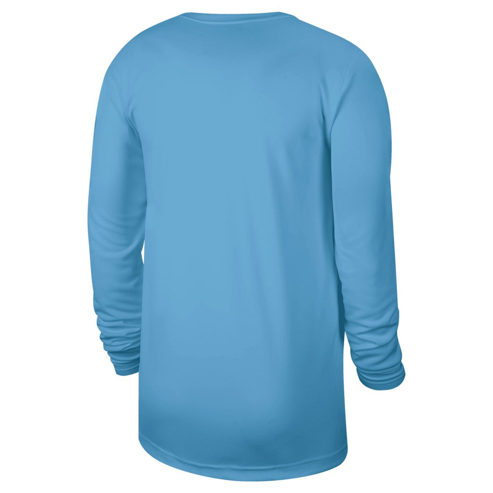 Memphis Grizzlies 2024/25 Legend On-Court Practice Long Sleeve T-Shirt Light Blue