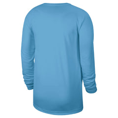 Memphis Grizzlies 2024/25 Legend On-Court Practice Long Sleeve T-Shirt Light Blue