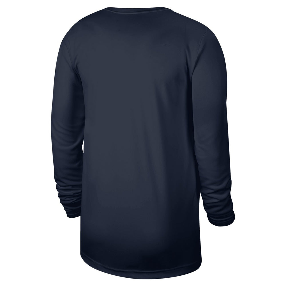 Washington Wizards 2024/25 Legend On-Court Practice Long Sleeve T-Shirt Navy