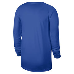 Dallas Mavericks 2024/25 Legend On-Court Practice Long Sleeve T-Shirt Blue