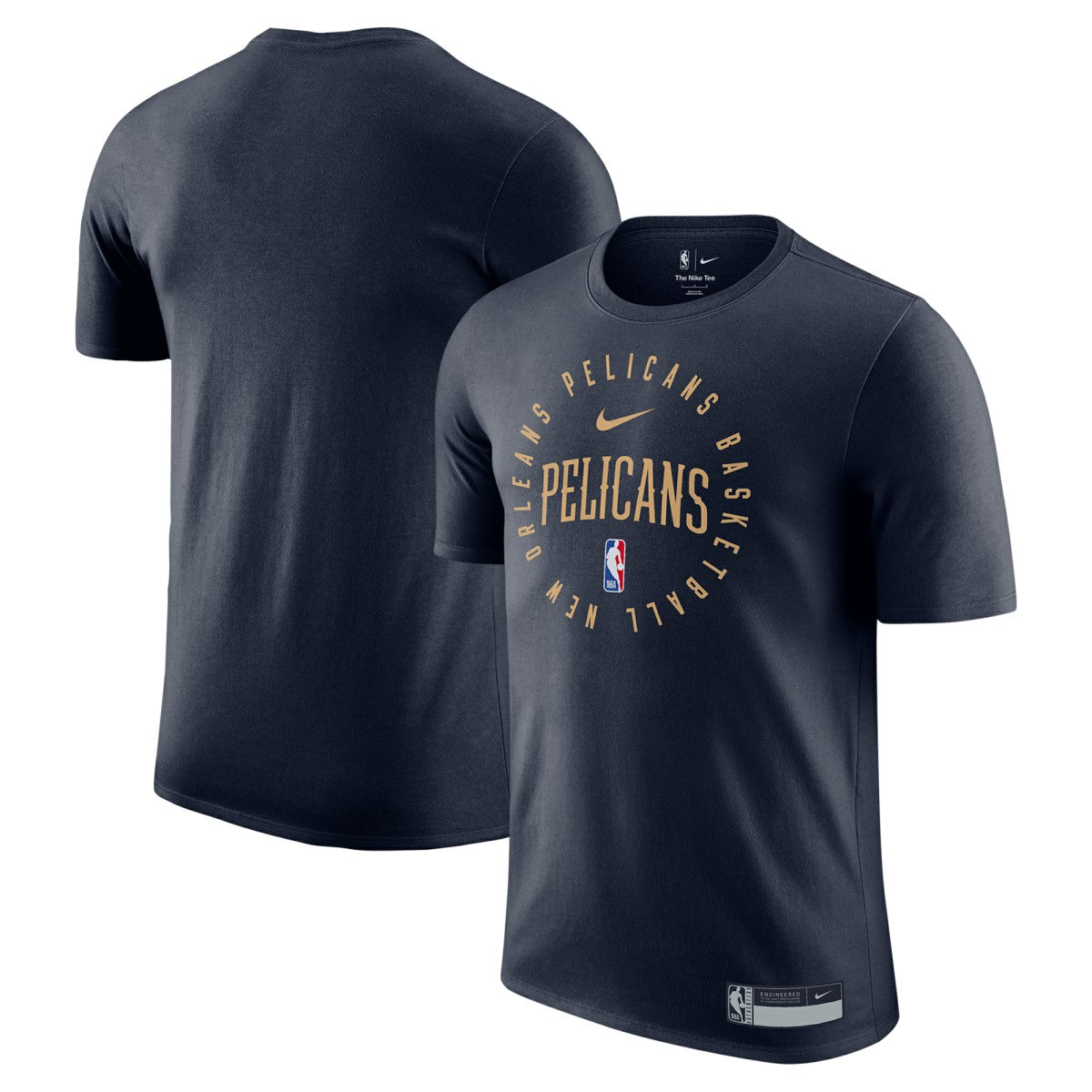 New Orleans Pelicans 2024/25 Legend On-Court Practice Performance T-Shirt Navy