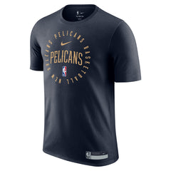 New Orleans Pelicans 2024/25 Legend On-Court Practice Performance T-Shirt Navy