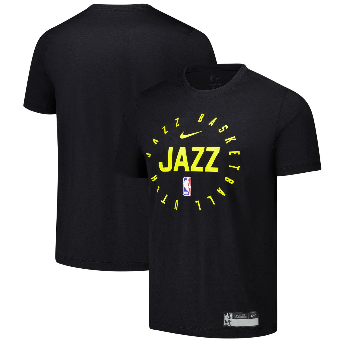 Utah Jazz 2024/25 Legend On-Court Practice Performance T-Shirt Black