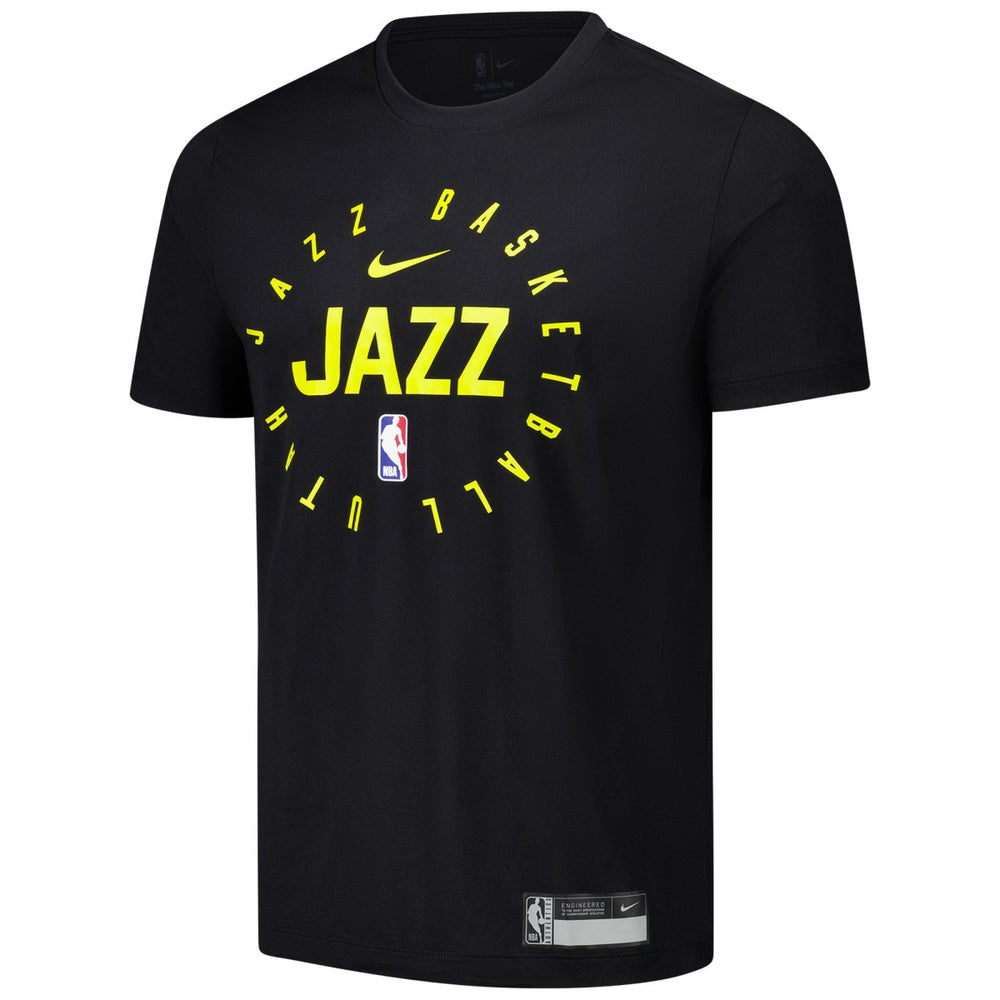 Utah Jazz 2024/25 Legend On-Court Practice Performance T-Shirt Black