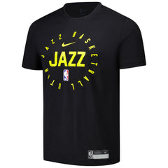 Utah Jazz 2024/25 Legend On-Court Practice Performance T-Shirt Black