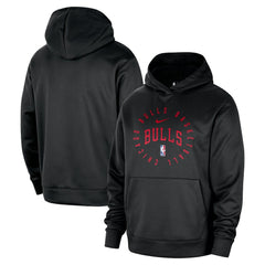 Chicago Bulls 2024/25 Spotlight On-Court Practice Performance Pullover Hoodie Black