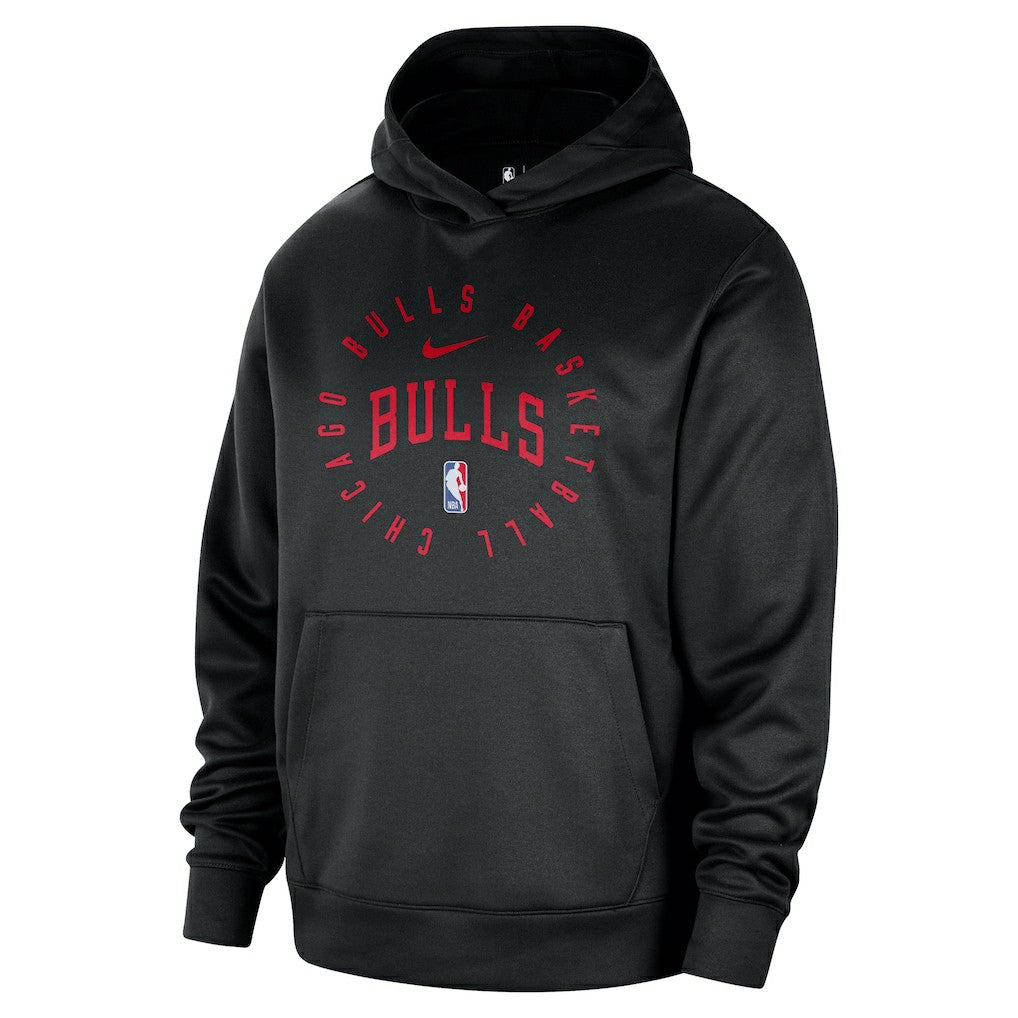 Chicago Bulls 2024/25 Spotlight On-Court Practice Performance Pullover Hoodie Black