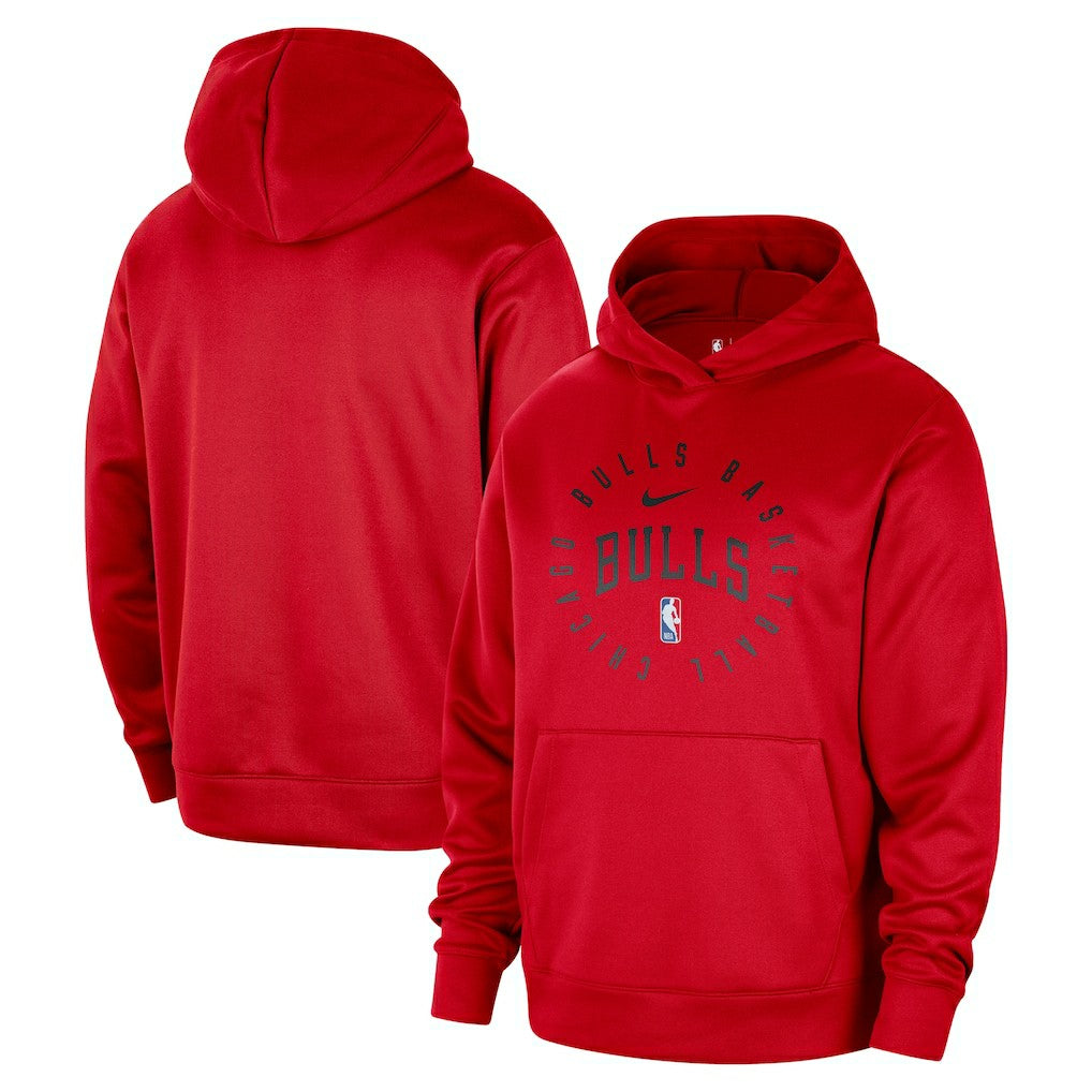 Chicago Bulls 2024/25 Spotlight On-Court Practice Performance Pullover Hoodie Red