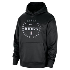 Sacramento Kings 2024/25 Spotlight On-Court Practice Performance Pullover Hoodie Black