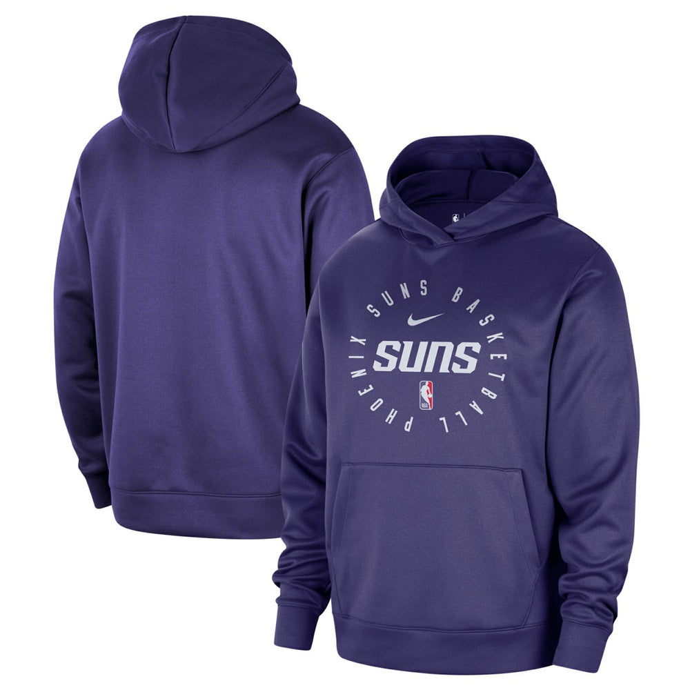 Phoenix Suns 2024/25 Spotlight On-Court Practice Performance Pullover Hoodie Purple