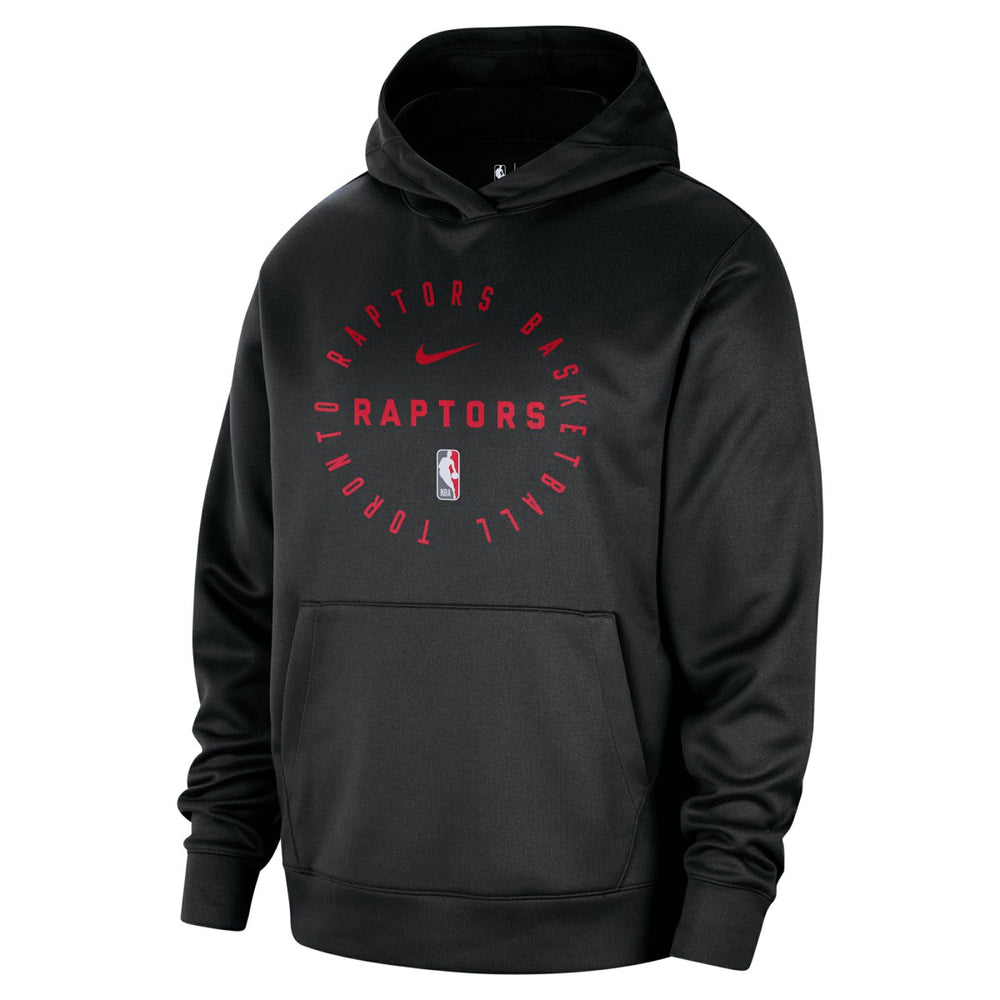 Toronto Raptors 2024/25 Spotlight On-Court Practice Performance Pullover Hoodie Black
