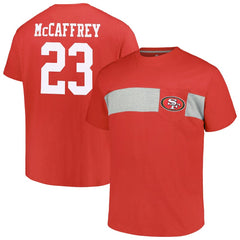 Christian McCaffrey San Francisco 49ers Big & Tall T-Shirt Scarlet