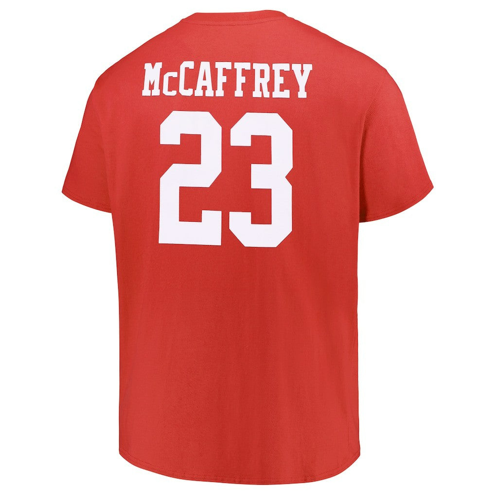 Christian McCaffrey San Francisco 49ers Big & Tall T-Shirt Scarlet