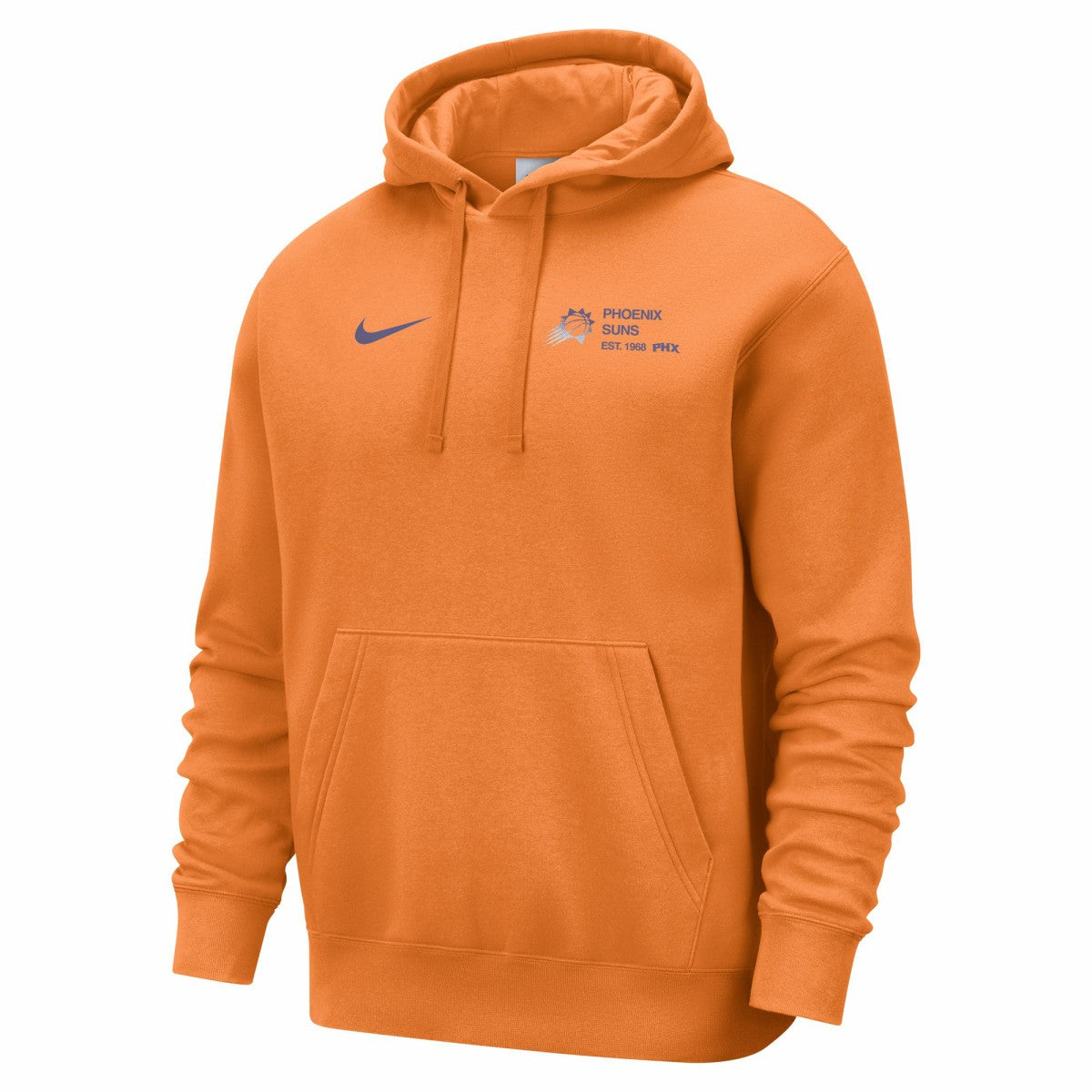 Phoenix Suns Courtside Club Pullover Hoodie Orange