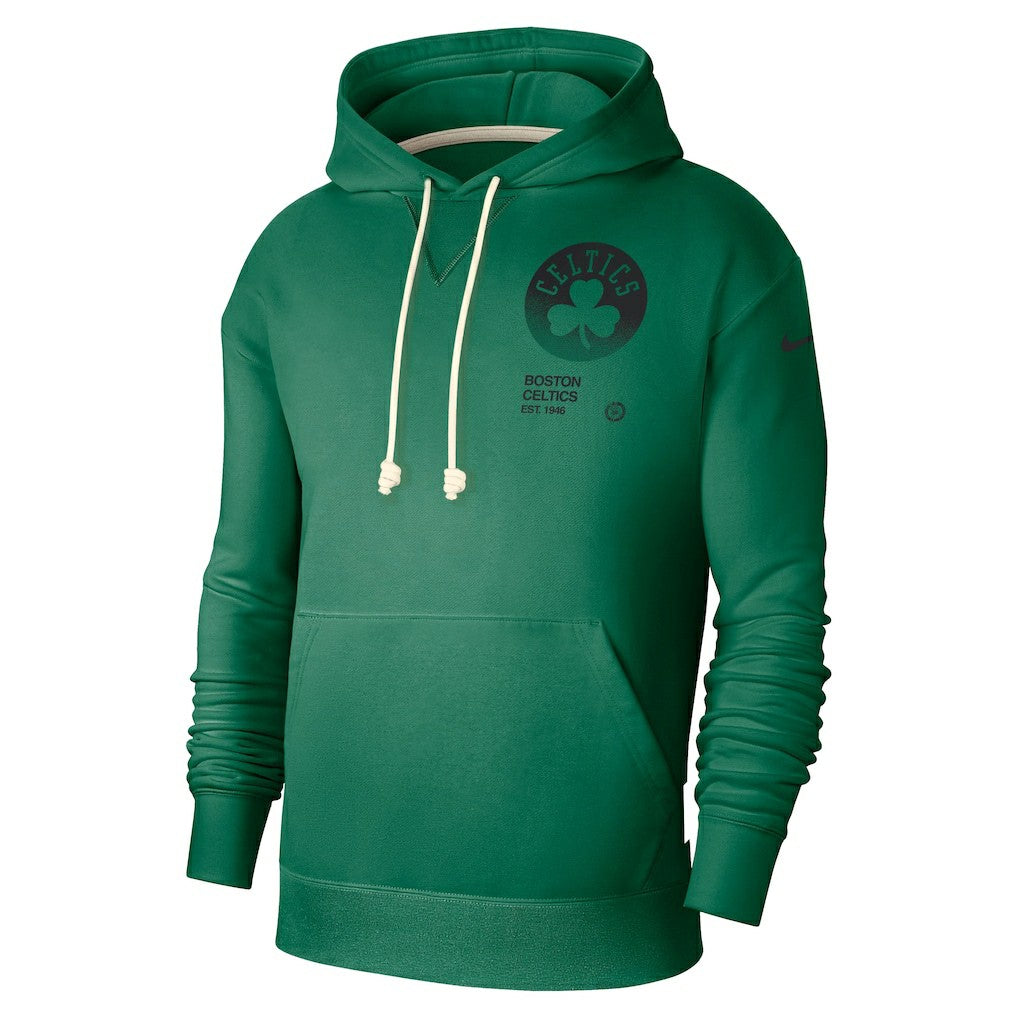 Boston Celtics Courtside Standard Issue Premium Performance Pullover Hoodie Kelly Green