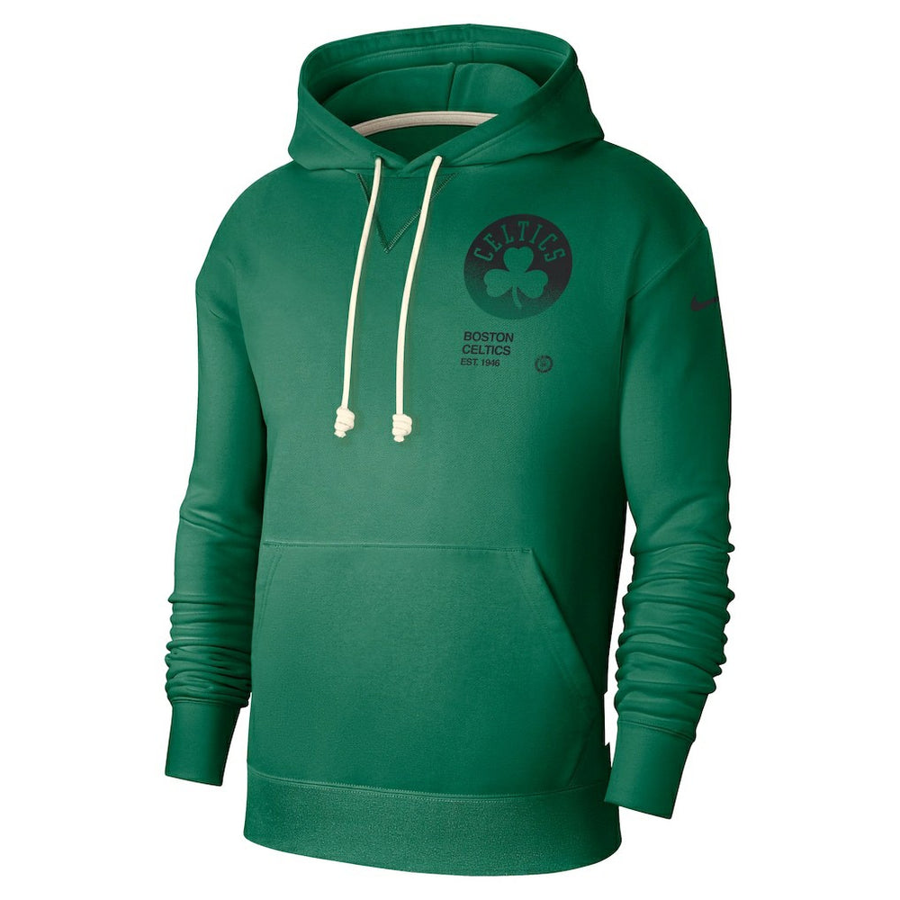 Boston Celtics Courtside Standard Issue Premium Performance Pullover Hoodie Kelly Green