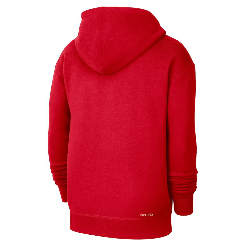 Atlanta Hawks Courtside Standard Issue Premium Performance Pullover Hoodie Red