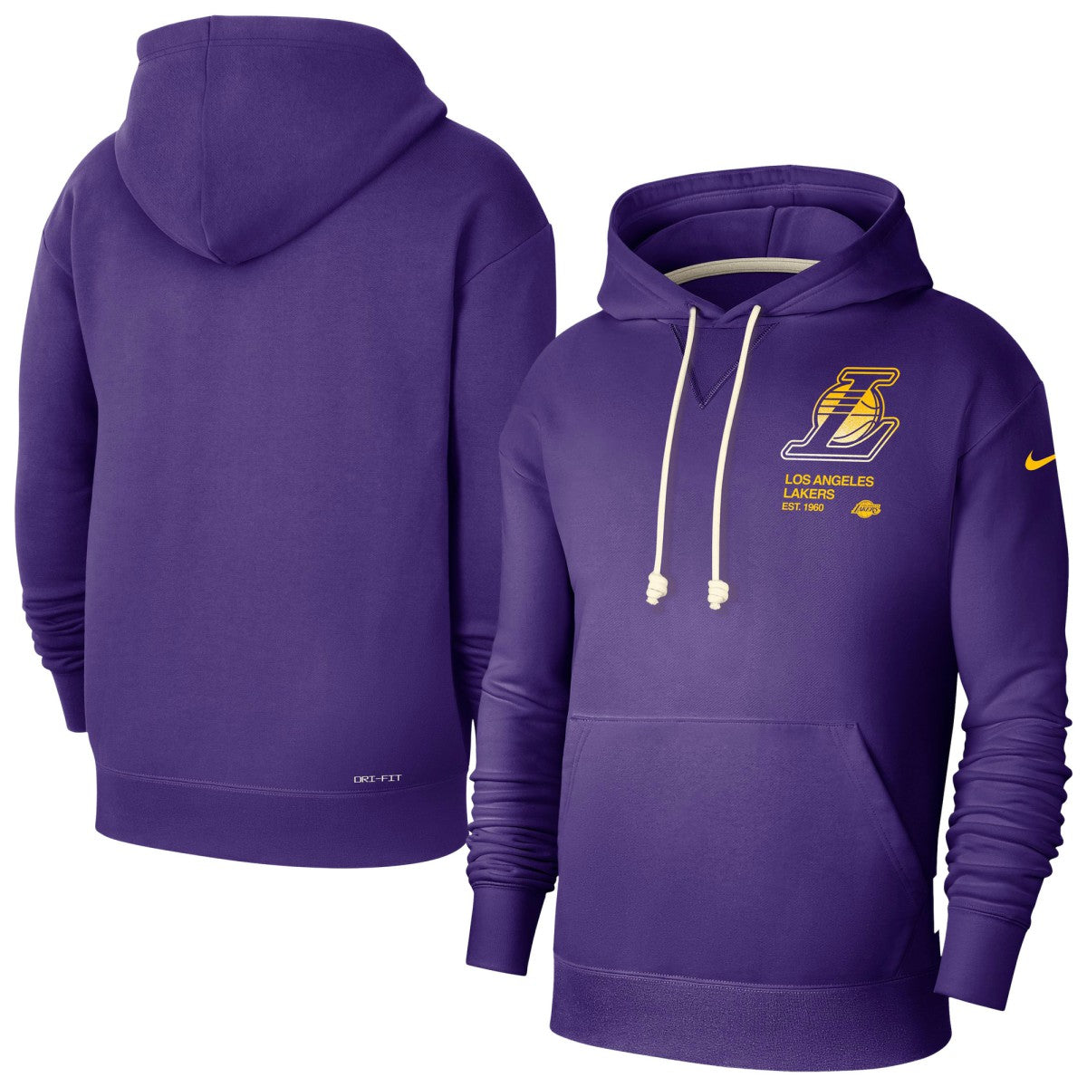 Los Angeles Lakers Courtside Standard Issue Premium Performance Pullover Hoodie Purple