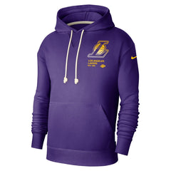 Los Angeles Lakers Courtside Standard Issue Premium Performance Pullover Hoodie Purple
